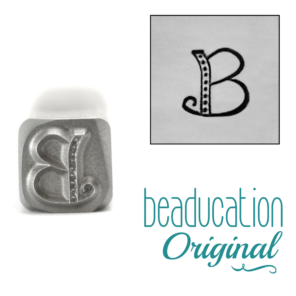 Metal Stamping Tools Kismet Letter "B" 7mm - Beaducation Original